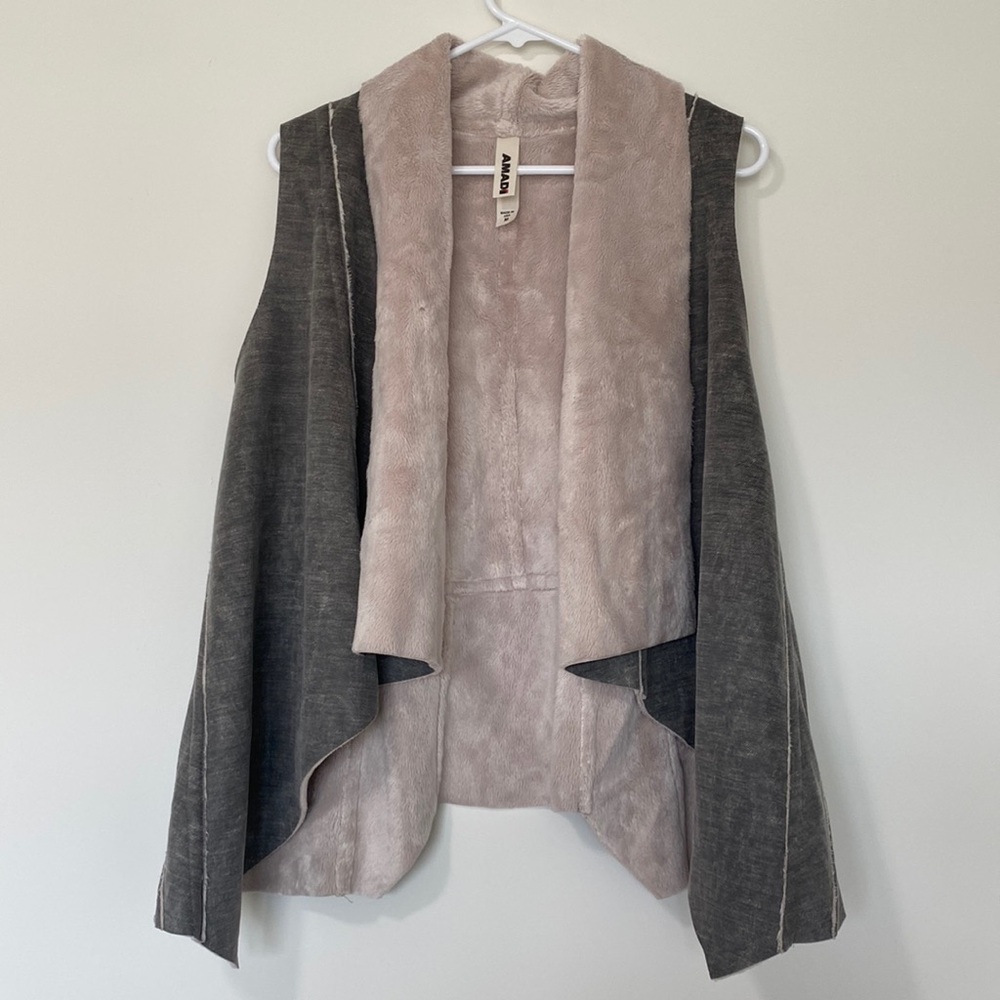 Vintage Anthropologie Amadi Faux Vest